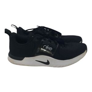 Nike Kids Black Sneakers with White Soles
